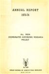 Annual Report - 1973-74 : All India Coordinated Agronomic Research Project