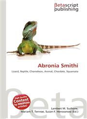 Abronia Smithi,6135255649,9786135255645