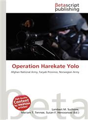 Operation Harekate Yolo,6135345168,9786135345162