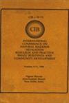 International Conference on Natural Hazards Mitigation Research and Practice Small Buildings and Community Development - October 8-11, 1984