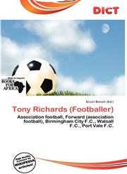 Tony Richards (Footballer),6200431981,9786200431981