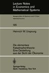 Die Elementare Katastrophentheorie : Eine Darstellung Aus Der Sicht Der Ökonomie,3540111808,9783540111801