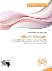Hilary Weston,613808361X,9786138083610