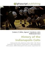 History of the Indianapolis Colts,6130082983,9786130082987