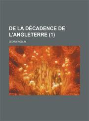 de La Decadence de L'Angleterre (1),1156379245,9781156379240