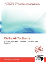 We'Re All To Blame,6138899741,9786138899747
