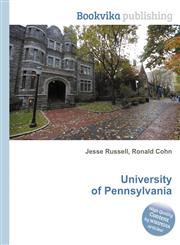 University of Pennsylvania,5512017993,9785512017999