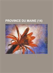 Province Du Maine (14),1236521153,9781236521156