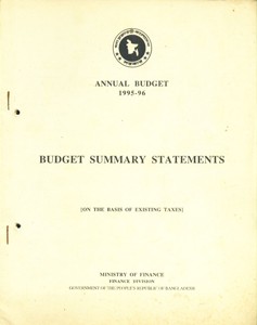 Annual Budget 1995-96 : Budget Summary Statements On the Basis of Existing Taxes