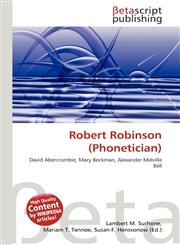 Robert Robinson (Phonetician),6134888354,9786134888356