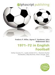1971-72 in English Football,6134388580,9786134388580