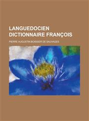 Languedocien Dictionnaire Francois,1234538490,9781234538491