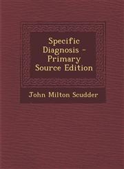 Specific Diagnosis - Primary Source Edition,1294856561,9781294856566