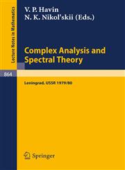 Complex Analysis and Spectral Theory Seminar, Leningrad 1979/80,3540106952,9783540106951