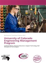 University of Colorado Engineering Management Program,6137982718,9786137982716