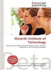 Waiariki Institute of Technology,6131059969,9786131059964