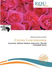 Correa Lawrenceana,613973052X,9786139730520