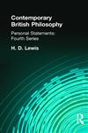 Contemporary British Philosophy Personal Statements, Fourth Series,0415295475,9780415295475