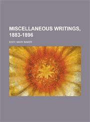 Miscellaneous Writings, 1883-1896,1153644762,9781153644761