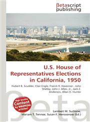 U.S. House of Representatives Elections in California, 1950,6135323482,9786135323481
