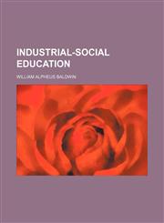 Industrial-social education,1152838407,9781152838406