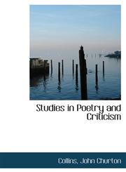 Studies in Poetry and Criticism,1113218215,9781113218216