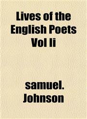Lives of the English Poets Vol Ii,115301260X,9781153012607