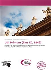 Ubi Primum (Pius IX, 1849),6139269849,9786139269846