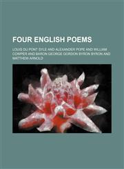 Four English Poems,1151393371,9781151393371