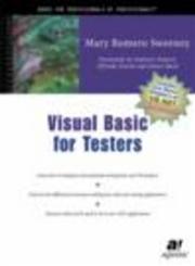 Visual Basic for Testers,1893115534,9781893115538