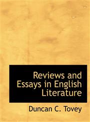 Reviews and Essays in English Literature,1140145258,9781140145257