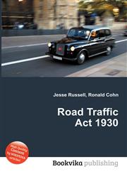 Road Traffic ACT 1930,5512081659,9785512081655