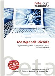 MacSpeech Dictate,6132386432,9786132386434