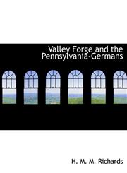 Valley Forge and the Pennsylvania-Germans,1140643983,9781140643982