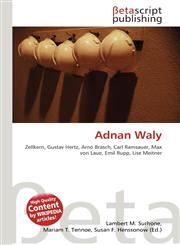 Adnan Waly,6131326126,9786131326127
