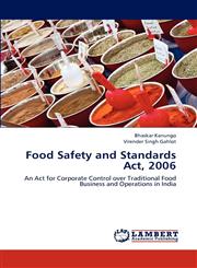 Food Safety and Standards Act, 2006,3659245011,9783659245015