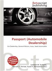 Passport (Automobile Dealership),6133549149,9786133549142