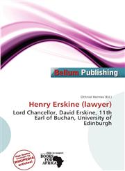 Henry Erskine (lawyer),620076509X,9786200765093