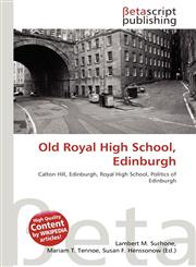 Old Royal High School, Edinburgh,6134495034,9786134495035