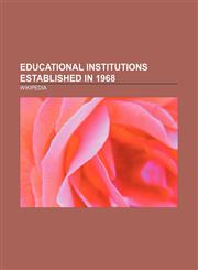 Educational institutions established in 1968 University of Brighton, University of Tromsø, Autonomous University of Barcelona,1157634443,9781157634447