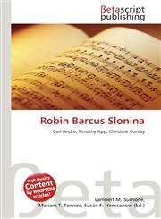 Robin Barcus Slonina,6135449273,9786135449273
