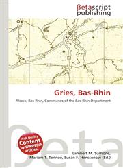 Gries, Bas-Rhin,6136218674,9786136218670