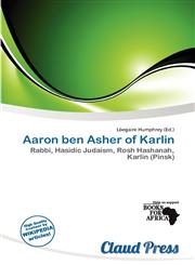 Aaron ben Asher of Karlin,6139856361,9786139856367