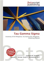 Tau Gamma Sigma,6136476045,9786136476049
