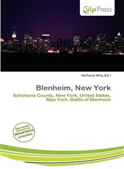 Blenheim, New York,6201480064,9786201480063