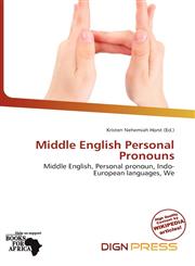 Middle English Personal Pronouns,6200915520,9786200915528