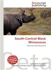 South-Central Black Rhinoceros,6134443972,9786134443975