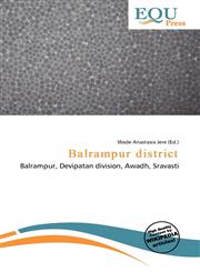 Balrampur district,6135852574,9786135852578