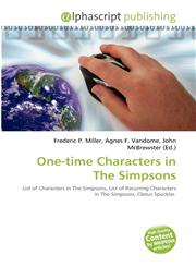 One-time Characters in The Simpsons,6134243701,9786134243704