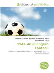 1947-48 in English Football,6134388181,9786134388184